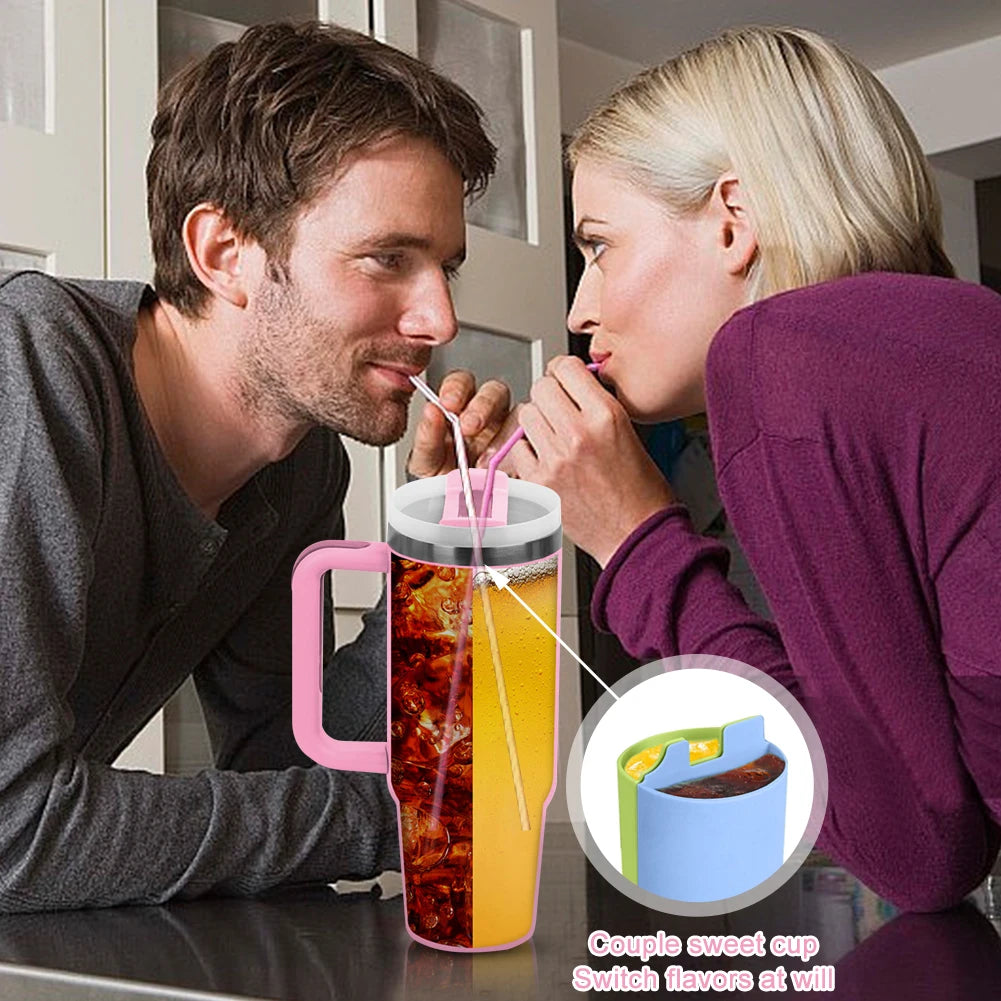 Transform Your Stanley 40oz Mug with Our Versatile Silicone Water Bottle Liner – Enjoy Double Flavors with Ease!
