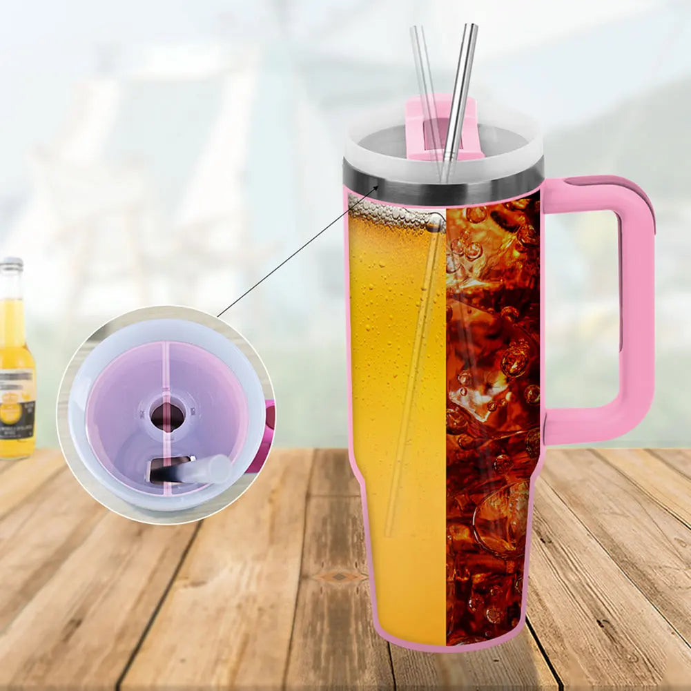 Transform Your Stanley 40oz Mug with Our Versatile Silicone Water Bottle Liner – Enjoy Double Flavors with Ease!